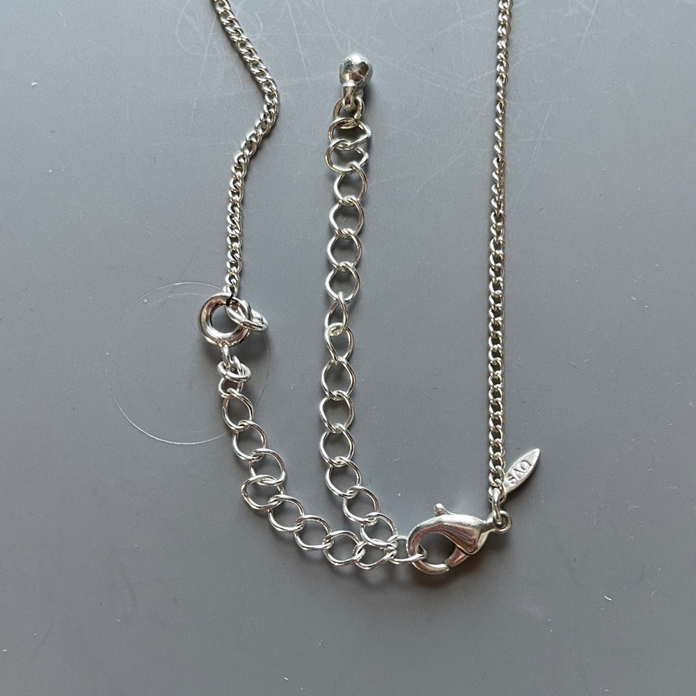 Turquoise/Silver Pendant Necklace Set - Picture 3 of 5